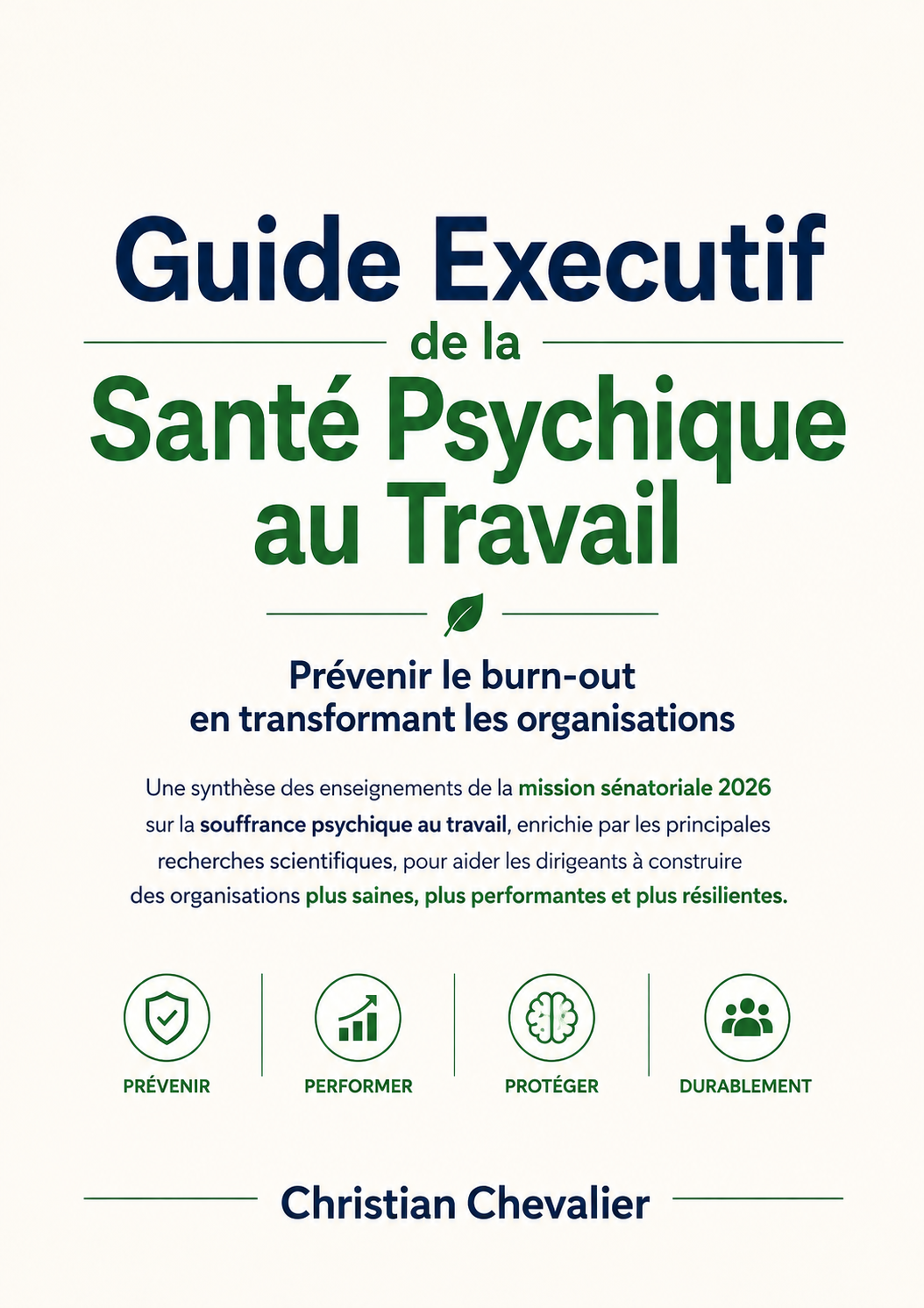 Cover of Executive Guide to Mental Health at Work